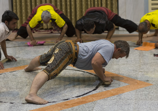 The traditional sport of zurkhaneh, Isfahan province, Kashan, Iran