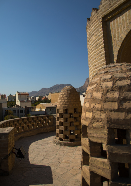 Roof of an old dovecote for pigeons, Isfahan Province, Isfahan, Iran