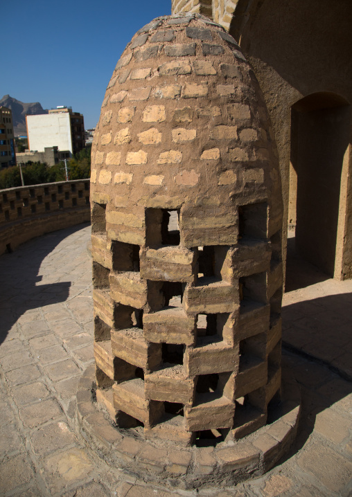 Roof of an old dovecote for pigeons, Isfahan Province, Isfahan, Iran