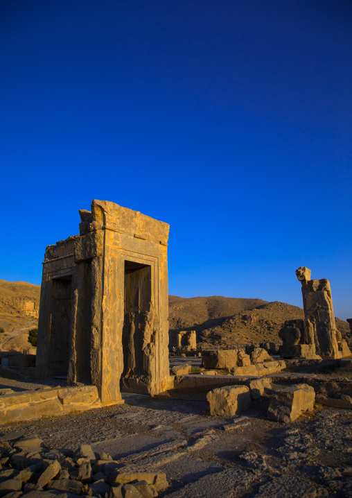 The Tachara  palace of Darius the great in Persepolis, Fars Province, Marvdasht, Iran