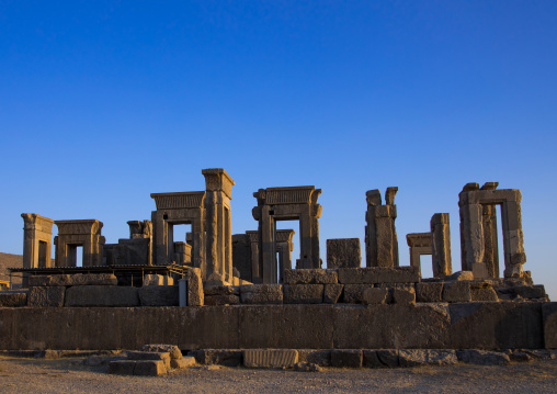 The Tachara  palace of Darius the great in Persepolis, Fars Province, Marvdasht, Iran