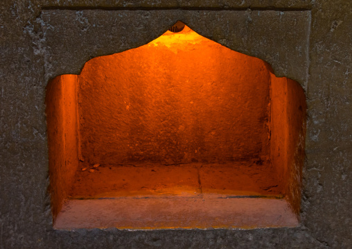 Niche for the shoes in Arg-e Karim Khan fort bath, Fars Province, Shiraz, Iran