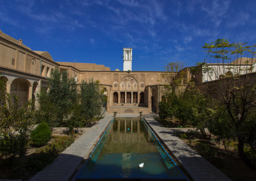 Boroujerdi historical house and its wind tower, Isfahan Province, Kashan, Iran