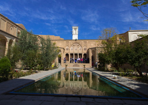 Boroujerdi historical house and its wind tower, Isfahan Province, Kashan, Iran