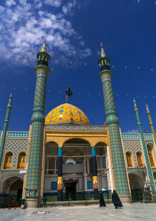 Women in the Shrine of sultan Ali, Kashan County, Mashhad-e Ardahal, Iran