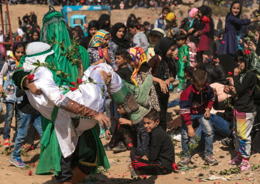 Death of Qasim ibn al-Hasan in Kerbala during a traditional religious theatre called tazieh, Lorestan Province, Khorramabad, Iran