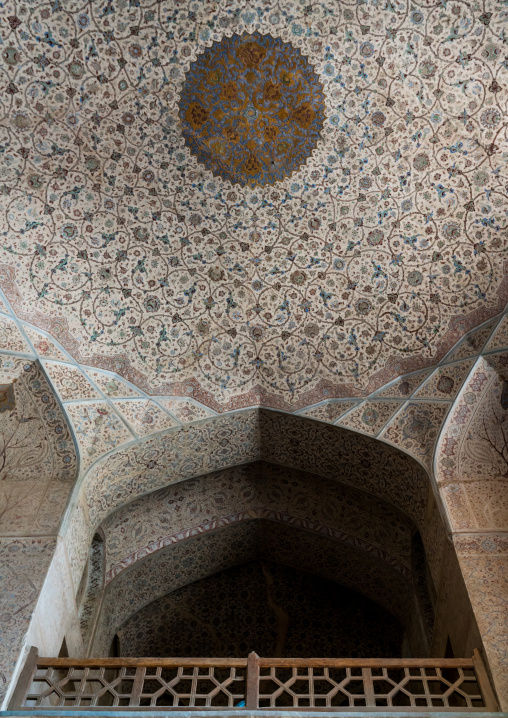 Chehel Sotoun Forty Columns Palace ceiling, Isfahan Province, Isfahan, Iran