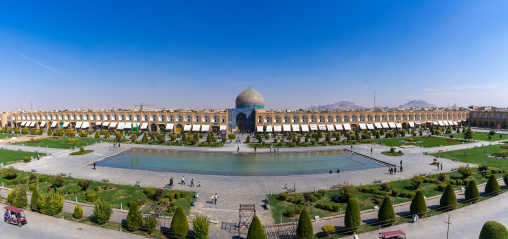 Sheikh Lutfollah Mosque standing on the eastern side of Naghsh-i Jahan Square, Isfahan Province, Isfahan, Iran