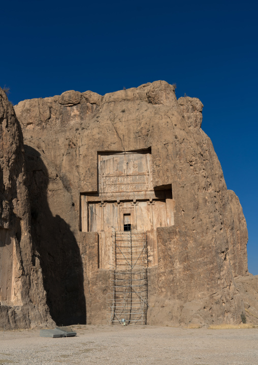 Achaemenian royal tombs in Naqsh-e Rustam necropolis, Fars Province, Shiraz, Iran