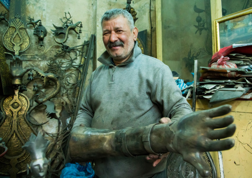 master safar fooladgar creating an alam, Central district, Tehran, Iran