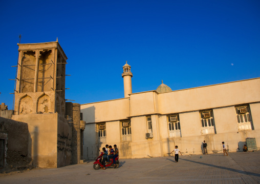 wind tower used as a natural cooling system in iranian traditional architecture, Qeshm Island, Laft, Iran