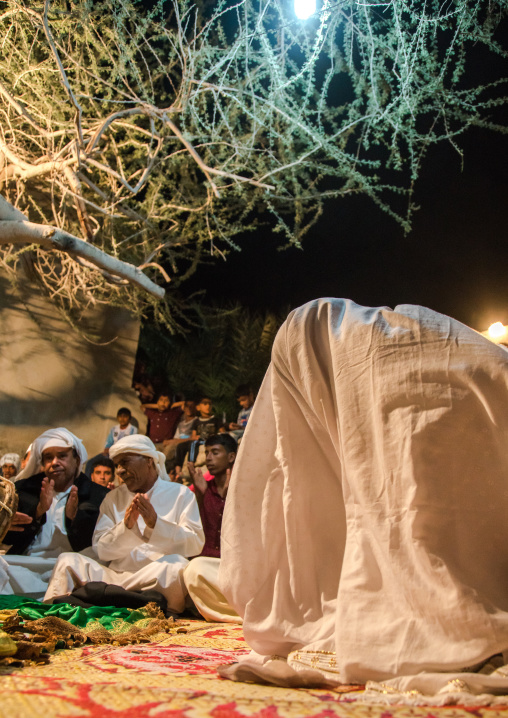 women in trance during a zar ceremony, Qeshm Island, Salakh, Iran