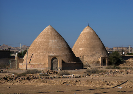 water reservoirs in the desert, Hormozgan, Bandar-e Kong, Iran