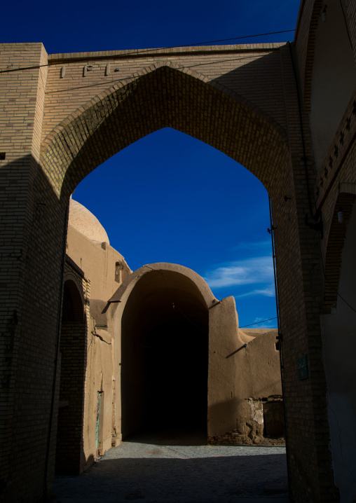 sabat passageway in the old town, Ardakan County, Aqda, Iran