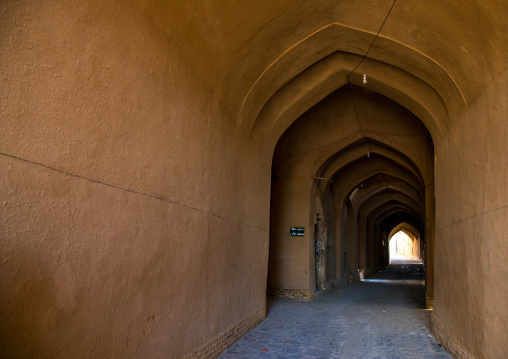 sabat passageway in the old town, Ardakan County, Aqda, Iran