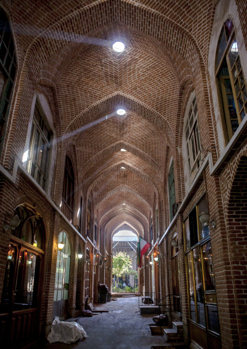 Rays Of Light Inside The Old Bazaar, Tabriz, Iran