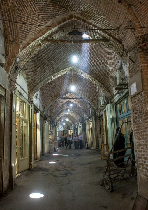 Rays Of Light Inside The Old Bazaar, Tabriz, Iran