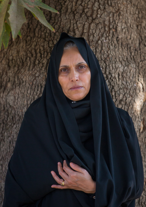 An Iranian Shiite Woman During The Chehel Manbar Ceremony One Day Before Ashura, Lorestan Province, Khorramabad, Iran