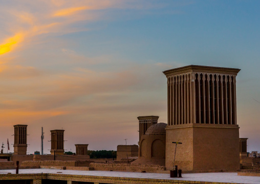 Wind Towers Used As A Natural Cooling System In Iranian Traditional Architecture, Yazd Province, Yazd, Iran