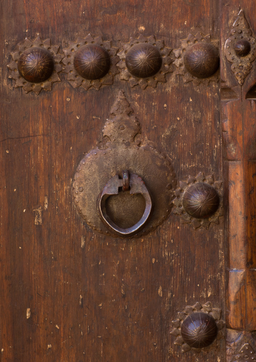 Ancient Female Doorknocker In Zoroastrian Village, Isfahan Province, Abyaneh, Iran