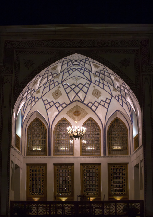 Historic House At Night, Isfahan Province, Kashan, Iran