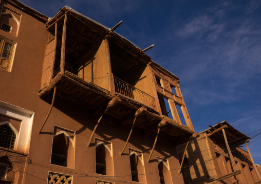 Ancient Building With Balcony In Zoroastrian Village, Isfahan Province, Abyaneh, Iran