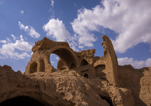 Ruined Houses In A Deserted Ancient Village, Isfahan Province, Kashan, Iran