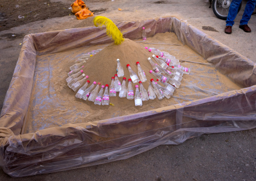 Pool Of Rose Water And Soil To Make Mud For Ashura Celebration, Lorestan Province, Khorramabad, Iran