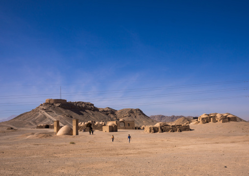 Tower Of Silence Where Zoroastrians Brought Their Dead And Vultures Would Consume The Corpses, Yazd Province, Yazd, Iran