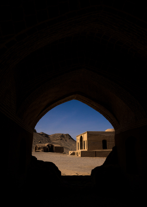 Tower Of Silence Where Zoroastrians Brought Their Dead And Vultures Would Consume The Corpses, Yazd Province, Yazd, Iran