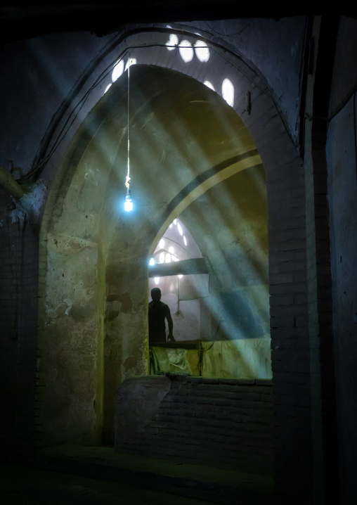 Sunlight Into A Traditional Henna Mill, Yazd Province, Yazd, Iran