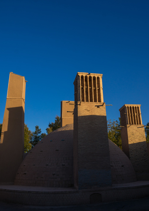 Wind Towers Used As A Natural Cooling System In Iranian Traditional Architecture, Yazd Province, Yazd, Iran