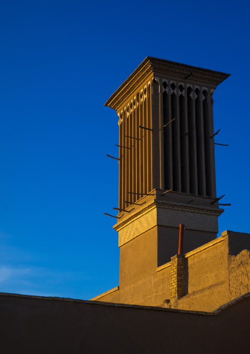 Wind Towers Used As A Natural Cooling System In Iranian Traditional Architecture, Yazd Province, Yazd, Iran