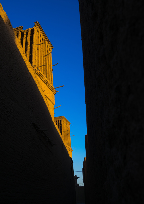 Wind Towers Used As A Natural Cooling System In Iranian Traditional Architecture, Yazd Province, Yazd, Iran