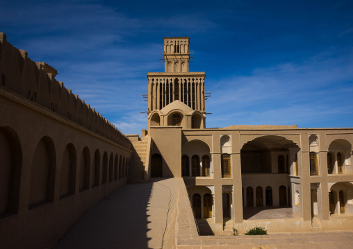 Aghazadeh Mansion Wind Towers Used As A Natural Cooling System In Iranian Traditional Architecture, Fars Province, Abarkooh, Iran