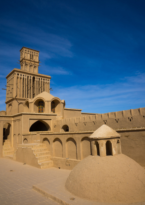 Aghazadeh Mansion Wind Towers Used As A Natural Cooling System In Iranian Traditional Architecture, Fars Province, Abarkooh, Iran