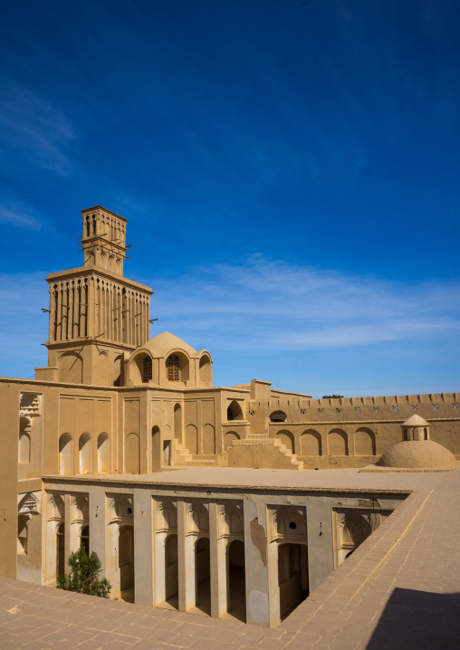 Aghazadeh Mansion Wind Towers Used As A Natural Cooling System In Iranian Traditional Architecture, Fars Province, Abarkooh, Iran