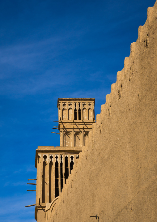 Aghazadeh Mansion Wind Towers Used As A Natural Cooling System In Iranian Traditional Architecture, Fars Province, Abarkooh, Iran