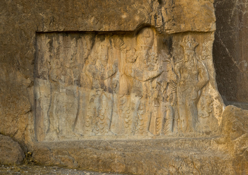 The Investiture Of Narse In Naqsh-e Rustam Necropolis, Fars Province, Shiraz, Iran