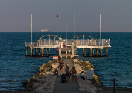 Lido di Venezia jetty, Veneto Region, Venice, Italy