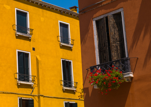 Venetian decayed facades, Veneto Region, Venice, Italy