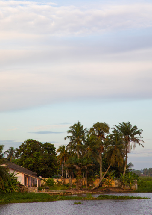 Ouladine lagoon landscape, Sud-Comoé, Grand-Bassam, Ivory Coast