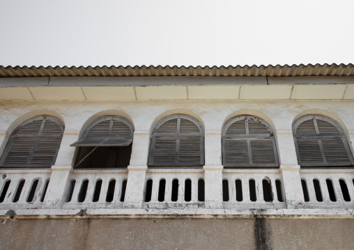 Old french colonial building in the UNESCO world heritage area, Sud-Comoé, Grand-Bassam, Ivory Coast