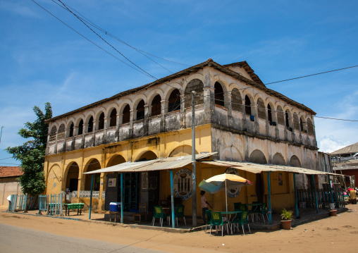 Maison Varlet old french colonial house, Sud-Comoé, Grand-Bassam, Ivory Coast