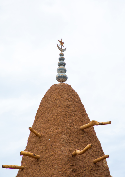 The 17th century sudano-sahelian mosque, Savanes district, Kouto, Ivory Coast