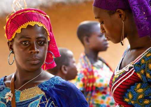 Portrait of a Dan tribe beautiful woman, Bafing, Gboni, Ivory Coast