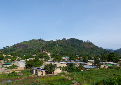 Village in the mountain, Tonkpi Region, Man, Ivory Coast