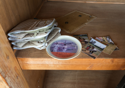 Inside an abandoned house in the highly contaminated area after the daiichi nuclear power plant irradiation, Fukushima prefecture, Naraha, Japan