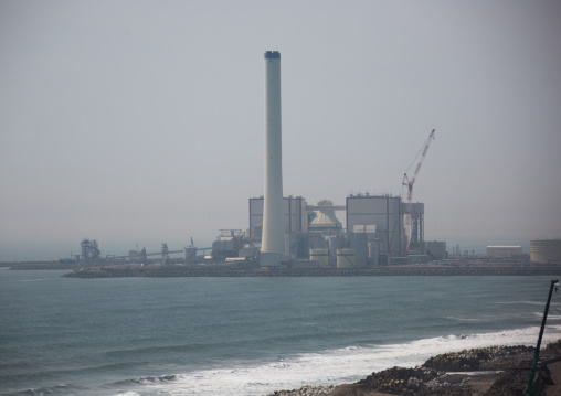 Fukushima daiichi nuclear power plant five years after the tsunami, Fukushima prefecture, Futaba, Japan