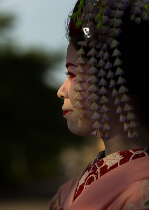 16 Years old maiko called chikasaya, Kansai region, Kyoto, Japan